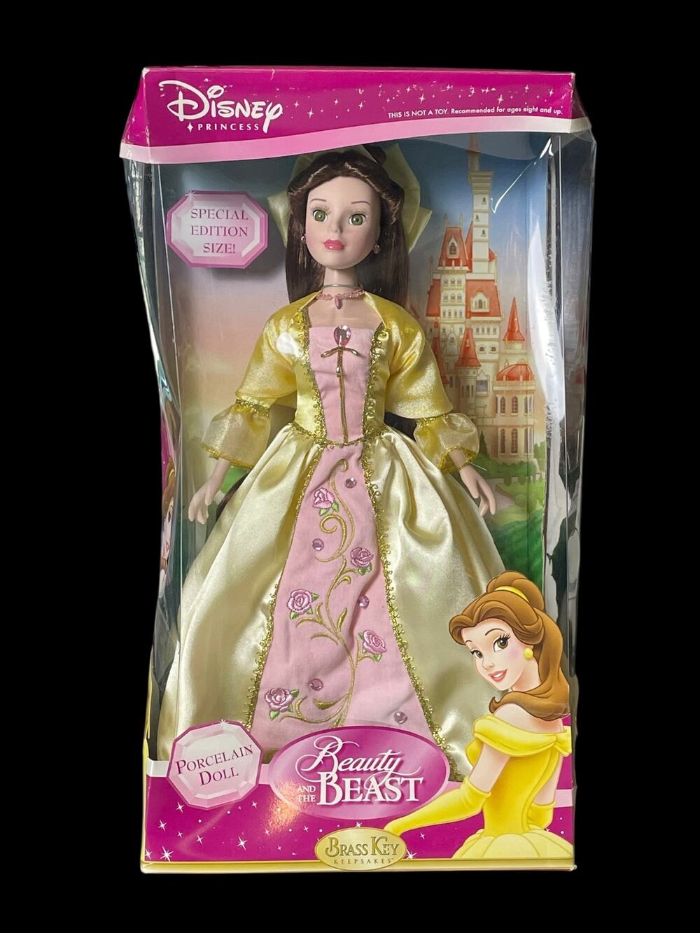 2005 Brass Key Keepsakes Disney Princess Belle Beauty & the Beast Porcelain Doll
